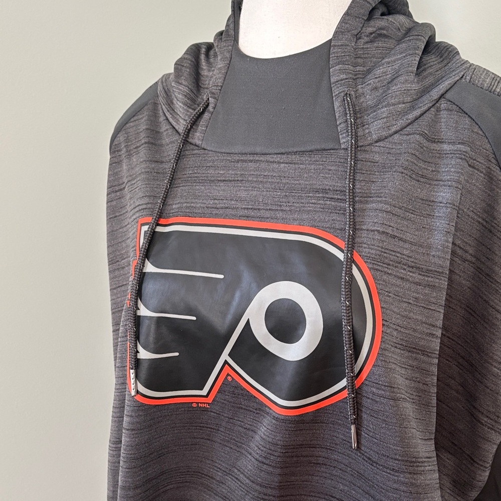 NHL Philadelphia Flyers Gray Hoodie with Logo